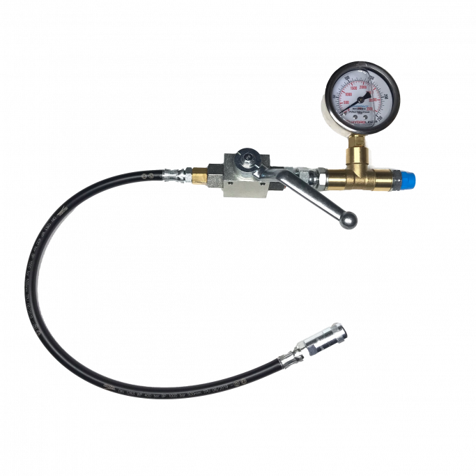 Injection Valve with Manometer / Pressure Gauge